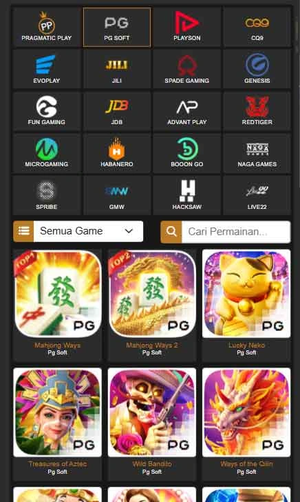 8id Slot Fitur Top pilih game
